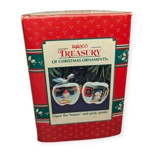 Vintage 1992 Enesco A-B-C's Son's Greetings First Issue Christmas Ornament